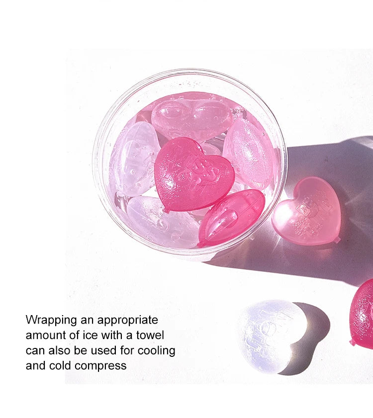 15PCS Ice Cubes Whiskey Chilling Reusable Heart Ice Cube Stone DIY Drinks Cooling Rock Bar Wine Cocktail Juice Beer Coolers