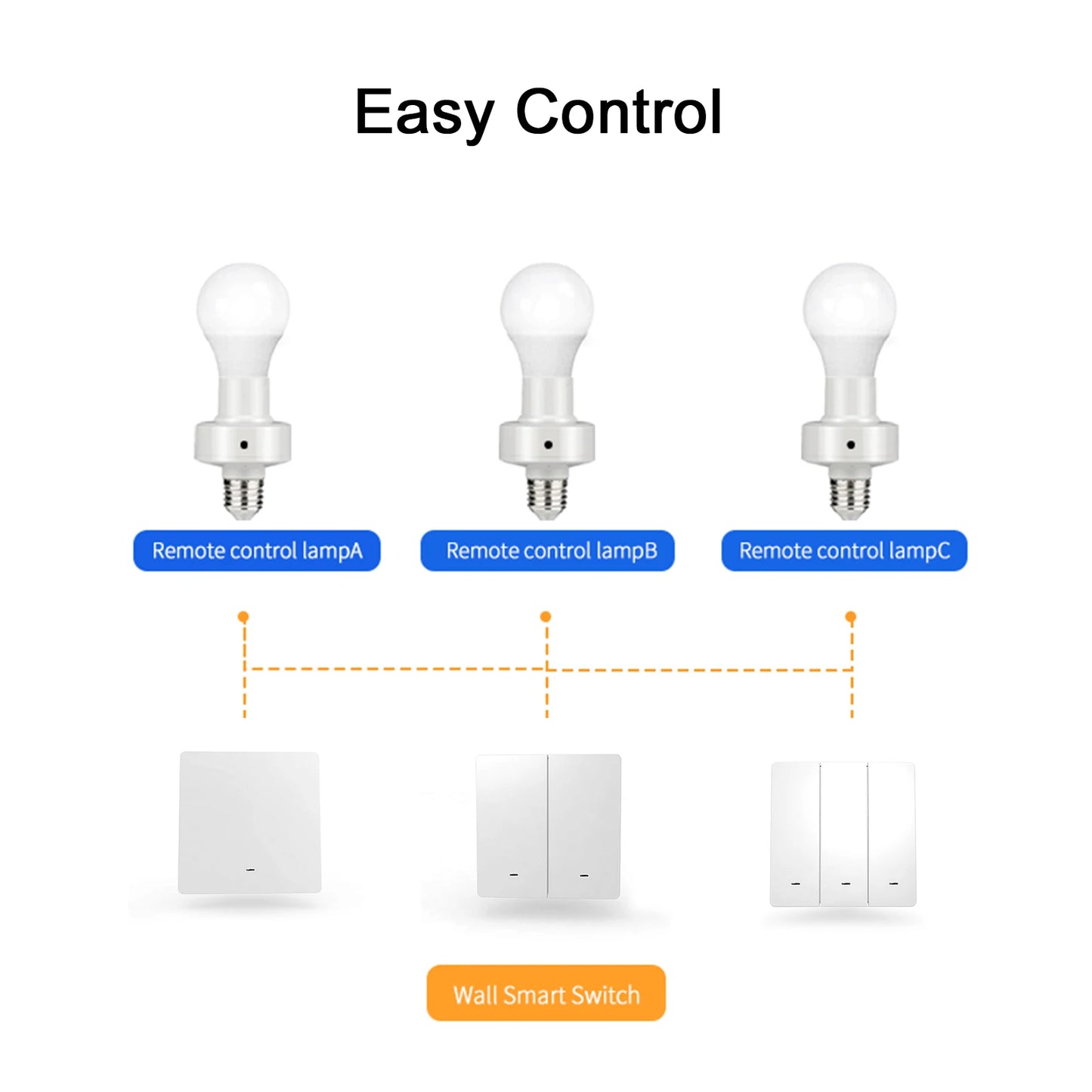 Smart Switches 1/2/3 Way Touch Wifi Light Switch Grey White Smart Switches 2.4GHz Alexa Compatible Home Decoration For Google