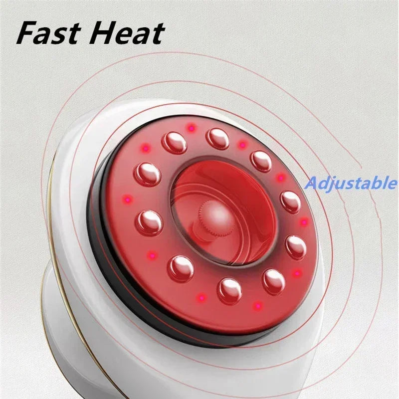 Electric Scrapin, Cupping, Suction, Heating, Fat Burner, Anti-cellulite Massager