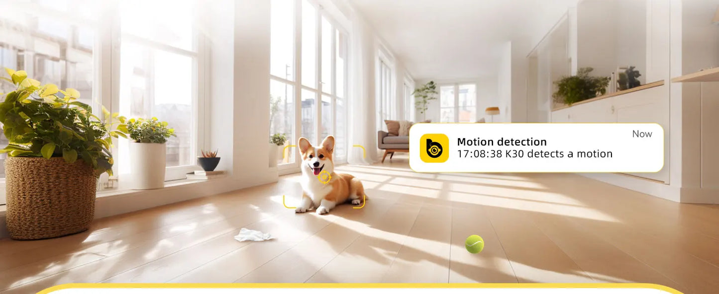 BoyKeep 3MP WiFi IP Camera Smart Baby Monitor Home Security 5G WiFi Indoor IP Automatic Tracking 24/7 Video Surveillance