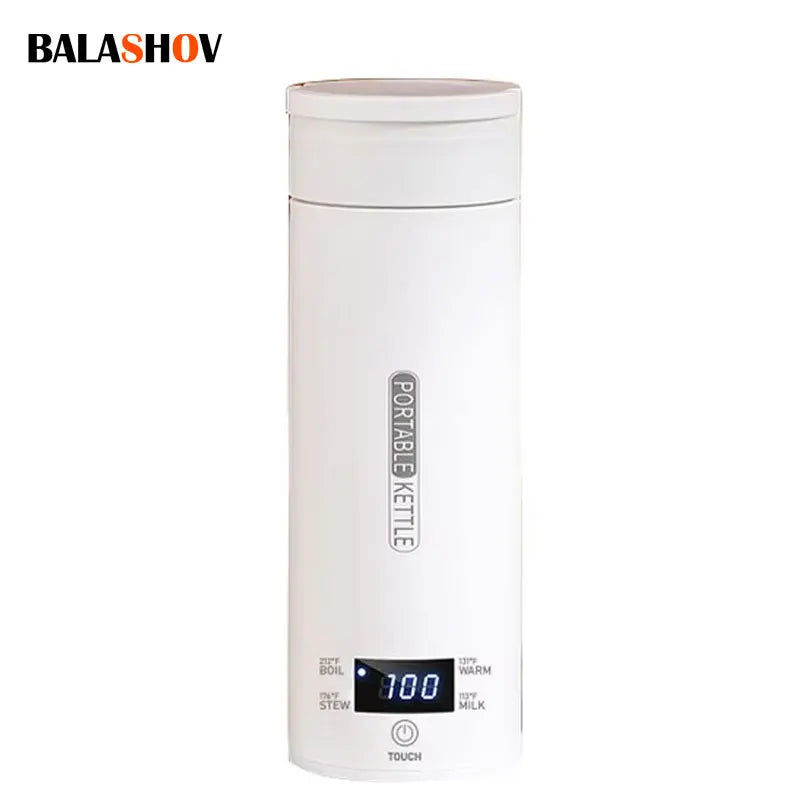 Travel Electric Kettle Water Boiler, Water Heater Steel & Auto Shut-Off & Boil Dry Protect