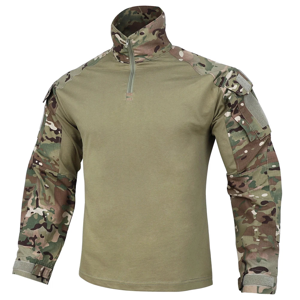 KRYDEX Tactical Combat G3 Uniform Set Outdoor Hunting Gen3 Camouflage Shirt & Pants Kit Ranger Green Black Men Clothing