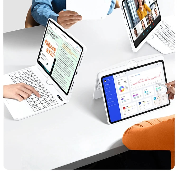 iFacemall Magic Keyboard for IPad Pro 11 12 9 12.9 Air 4 Air 5 for IPad 10th Generation Pro 12 9 6th 5th 4th 3rd Gen Cover Case