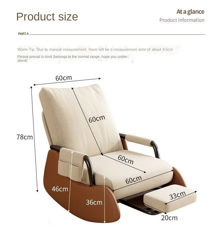 Elegant Relaxing Chair and Recliner