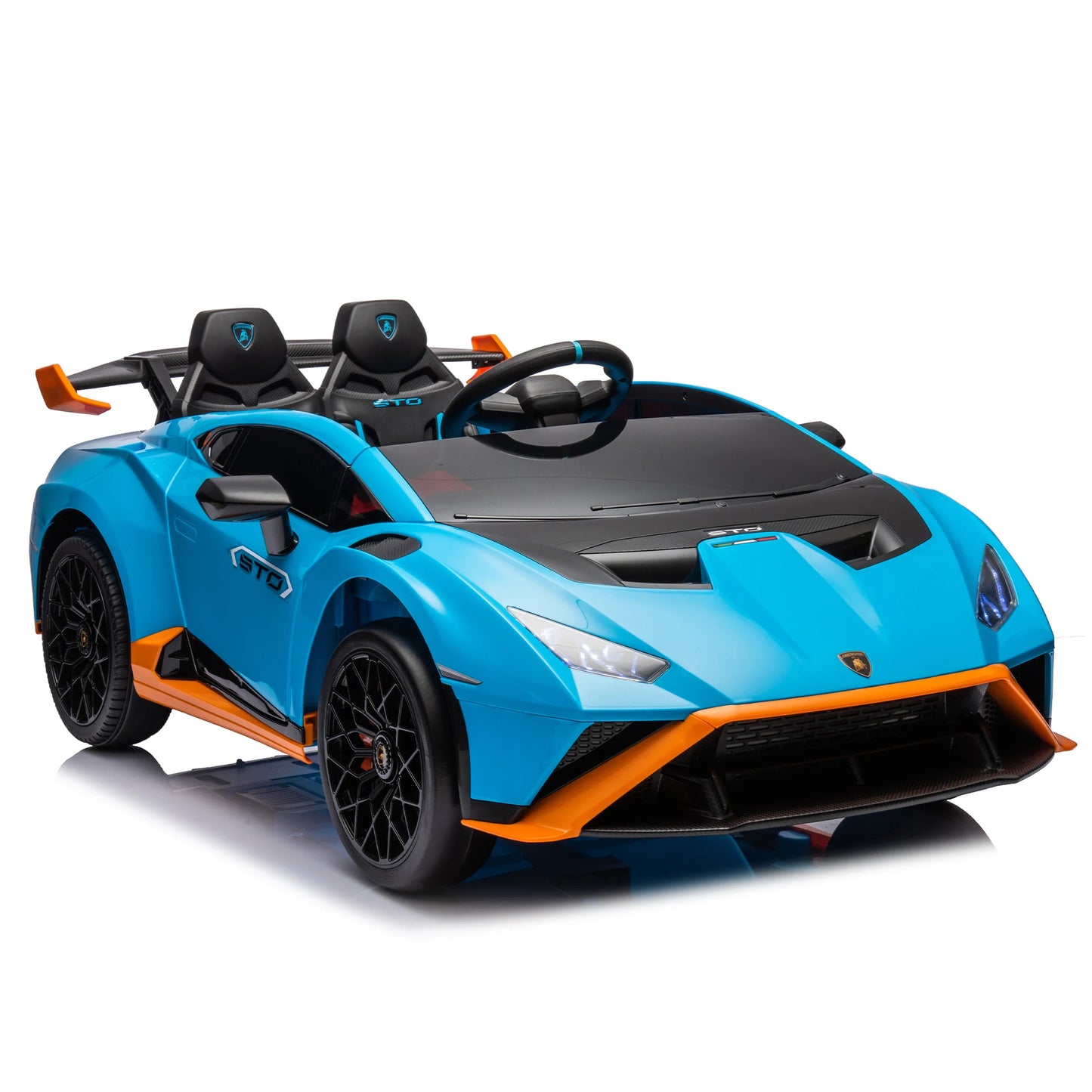 24V Kids Electric Ride-On Drift Car: Speeds 1.86-5.59 MPH, Ages 3-8, Foam Front Wheels, 360° Spin, LED Lights, Dynamic Music