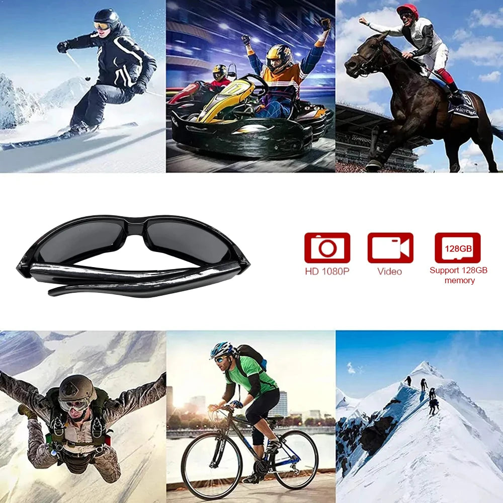 HD 1080P Glasses Camera Security Sports Video Recorder Surveillance Camcorder For Driving
