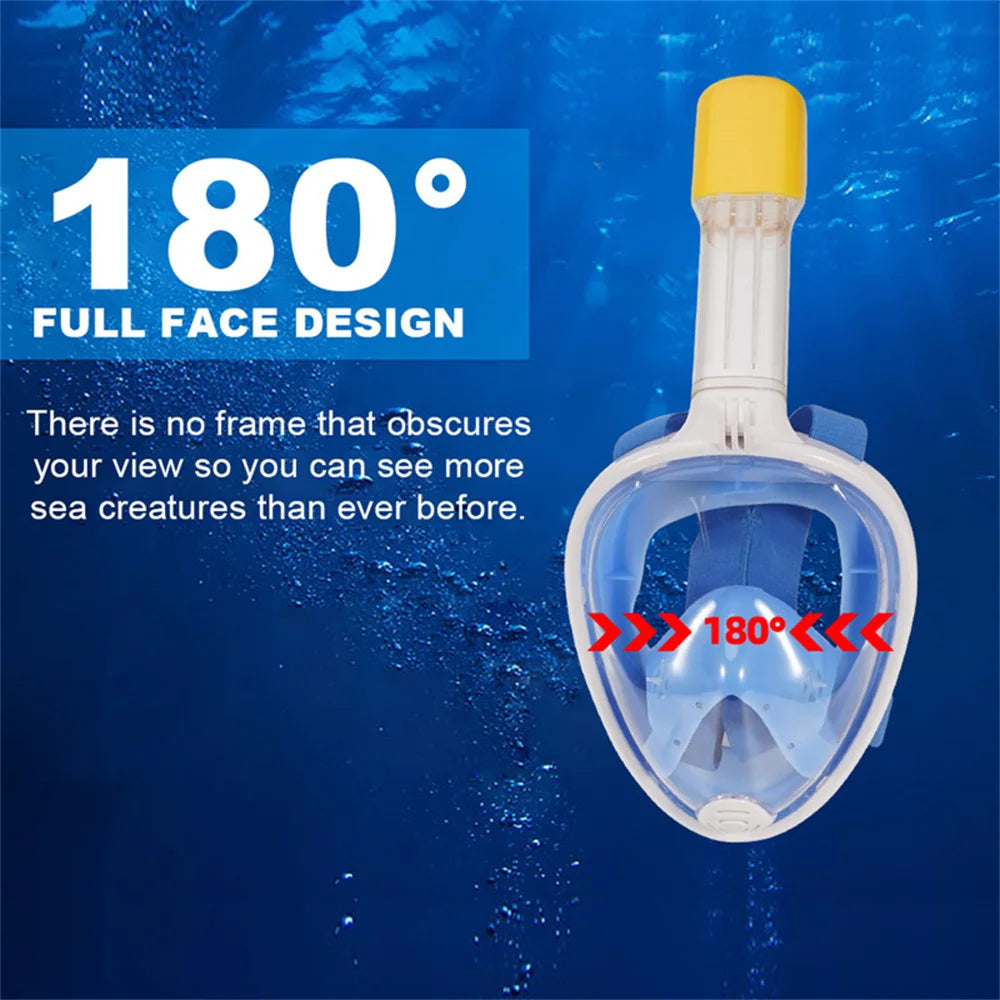 Full Face Anti Fog Snorkeling Mask