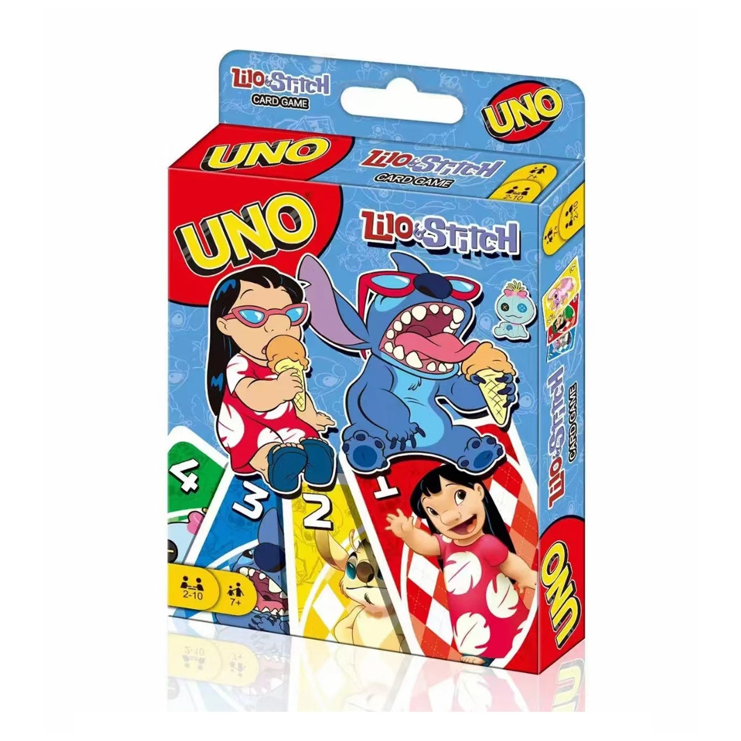 ONE FLIP! Board Games UNO Card No mercy SInterstellar Baby Stitch Card Table Game Playing for Adults Kid Christmas Gift