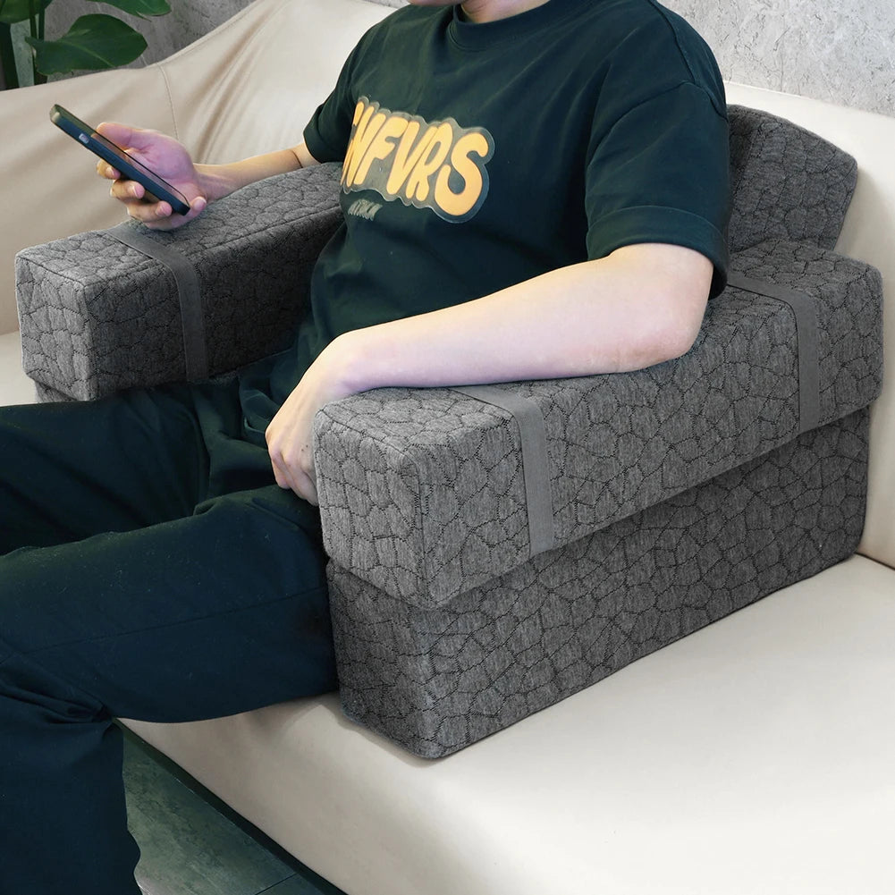 Extra Large Reading & Gaming Pillow with Cup Holder Adjustable Adult Reading Pillow Bed Desk for Reading Gaming Working and More