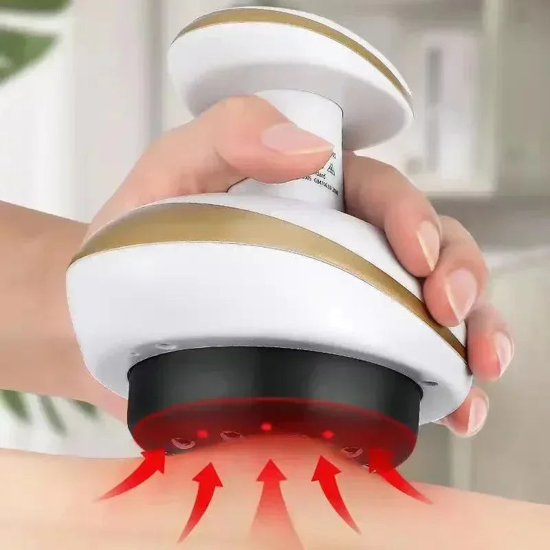 Electric Scrapin, Cupping, Suction, Heating, Fat Burner, Anti-cellulite Massager