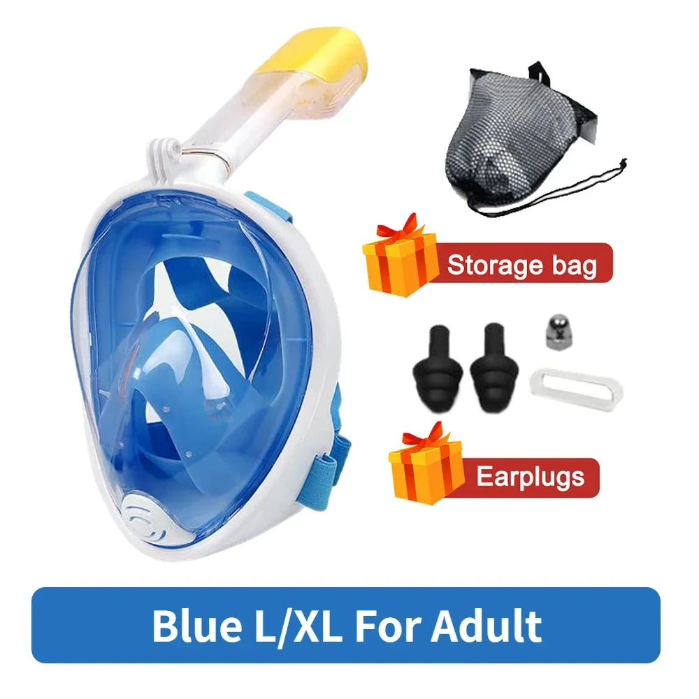 Full Face Anti Fog Snorkeling Mask