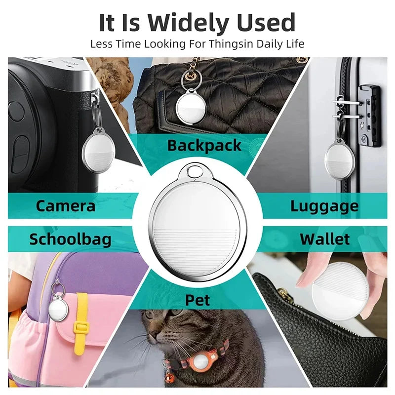 GPS Tracker For IOS Smart Bluetooth-compatible Mini GPS Locator Wallet Key Pets Finder Anti Lost Device Work with Find My APP