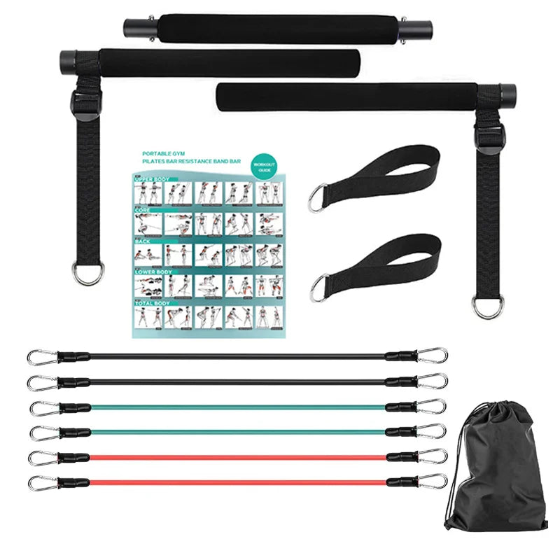 Portable Tensioner Kit With Latex Resistance Band