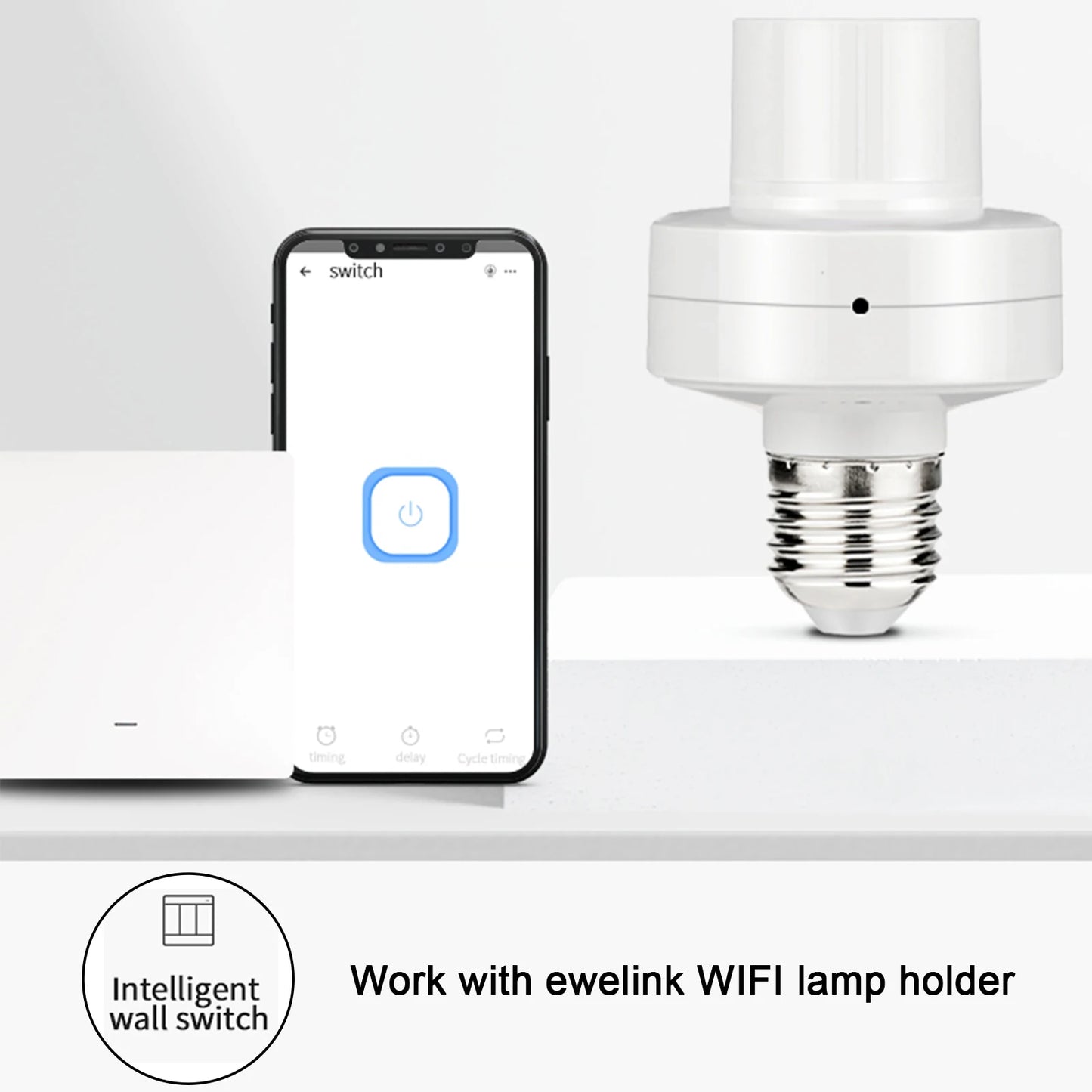 Smart Switches 1/2/3 Way Touch Wifi Light Switch Grey White Smart Switches 2.4GHz Alexa Compatible Home Decoration For Google
