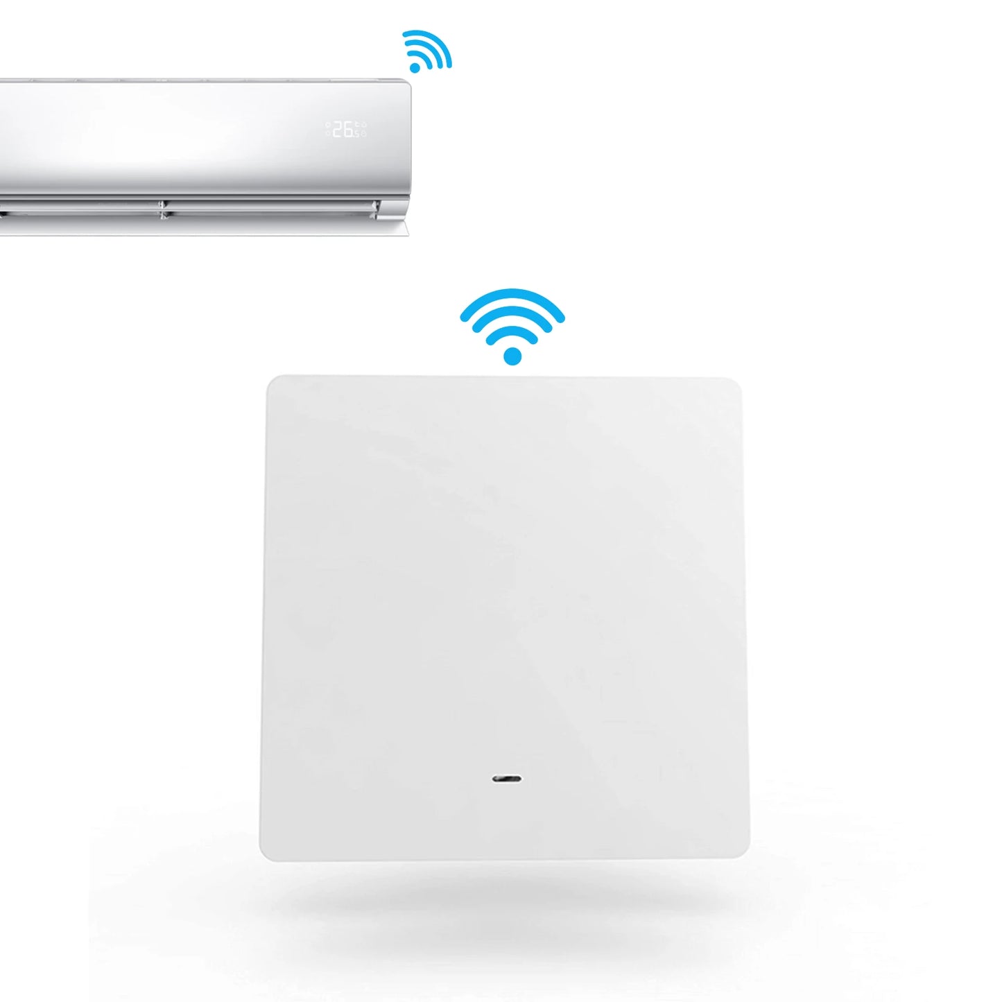 Smart Switches 1/2/3 Way Touch Wifi Light Switch Grey White Smart Switches 2.4GHz Alexa Compatible Home Decoration For Google