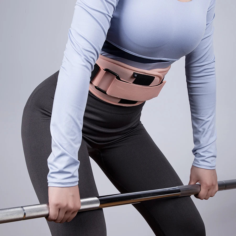 Pink Fitness Belt,Back Support Belt for Women, Relieves lower back pain,Provides all-around lumbar support for gym,outdoor sport