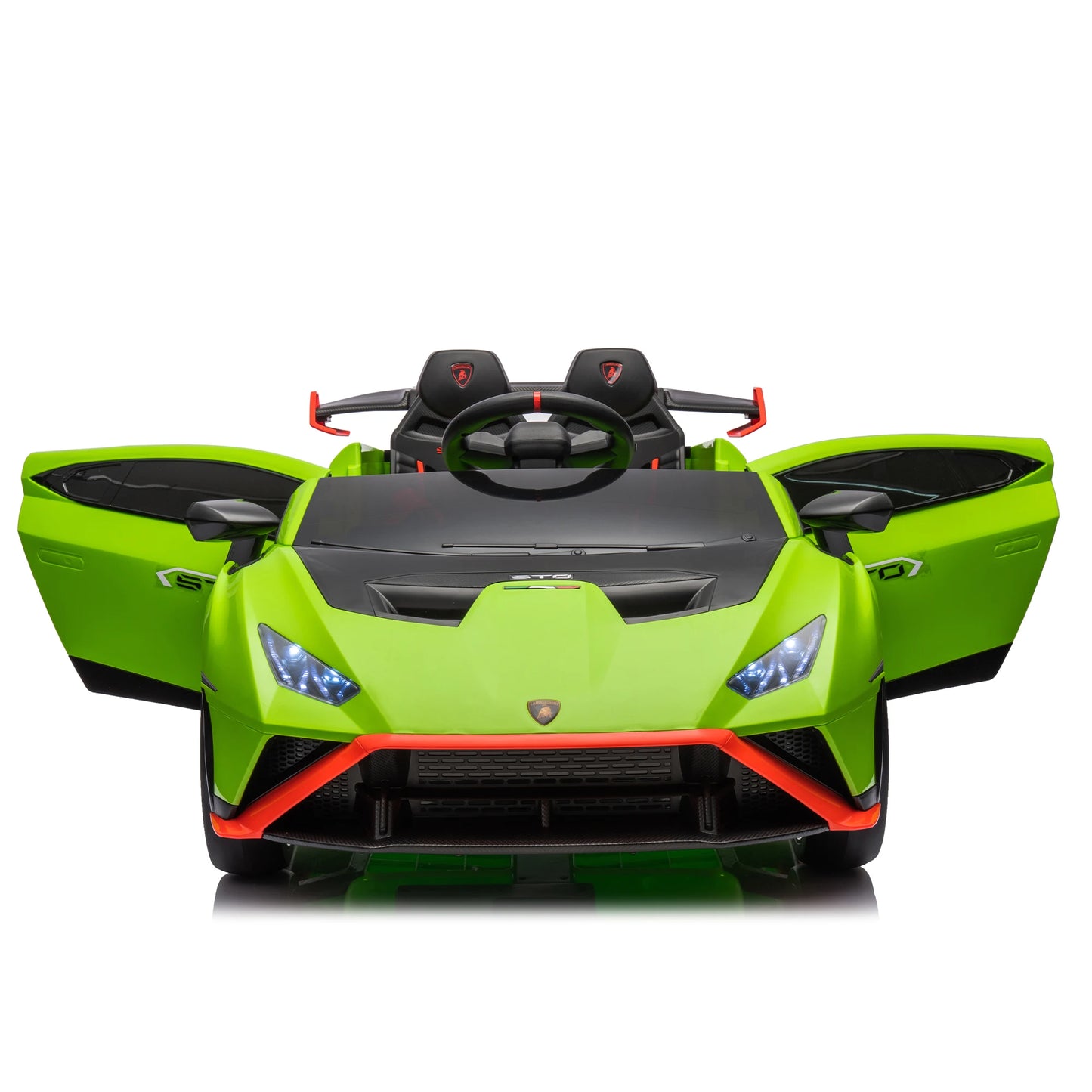 24V Kids Electric Ride-On Drift Car: Speeds 1.86-5.59 MPH, Ages 3-8, Foam Front Wheels, 360° Spin, LED Lights, Dynamic Music
