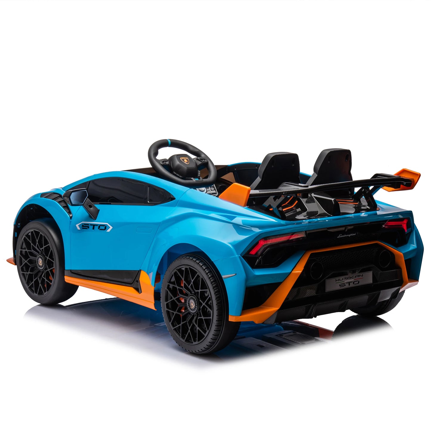 24V Kids Electric Ride-On Drift Car: Speeds 1.86-5.59 MPH, Ages 3-8, Foam Front Wheels, 360° Spin, LED Lights, Dynamic Music