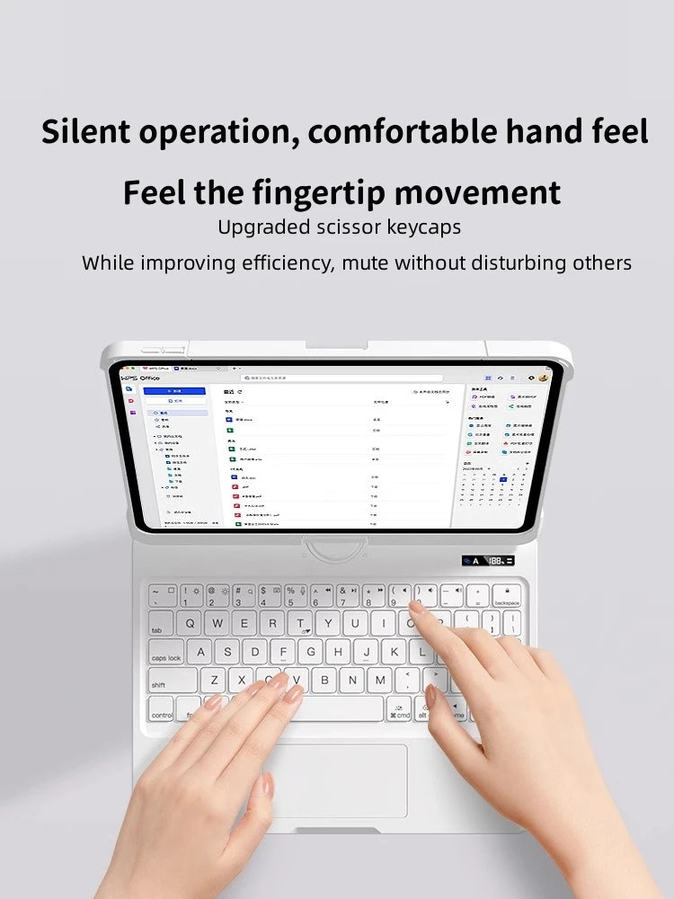 iFacemall Magic Keyboard for IPad Pro 11 12 9 12.9 Air 4 Air 5 for IPad 10th Generation Pro 12 9 6th 5th 4th 3rd Gen Cover Case