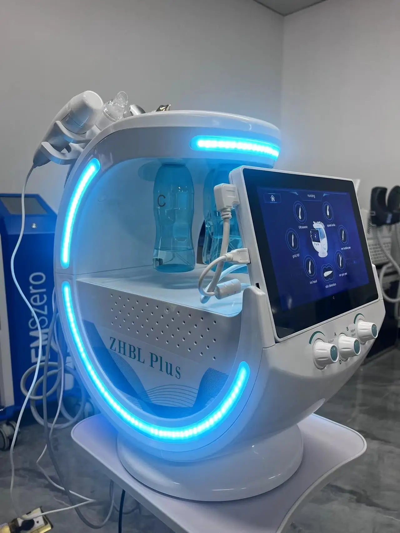 High Quality Smart Ice Blue Facial Treatment Machine 2025 Hydrofacial 7 in 1 Professional  Portable Dermabrasion
