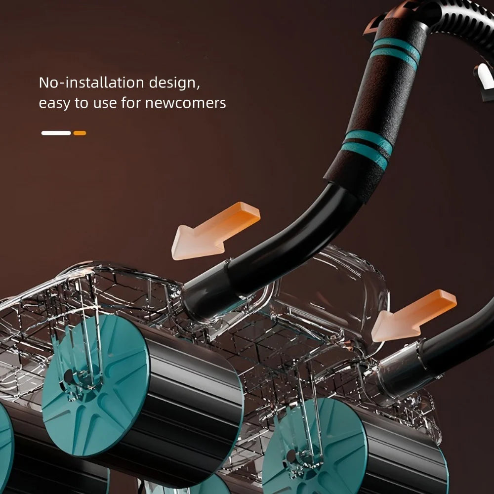 Abdominal Wheel Exerciser Six Wheel Design