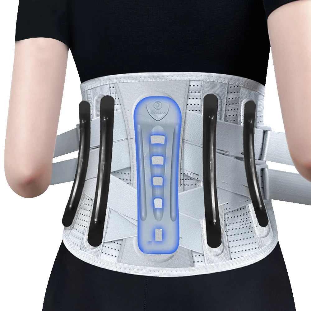 Back Pain Relief Belt - Adjustable, Double Pull, Breathable, Spine Decompression, Medical Orthopedic Pain Relief
