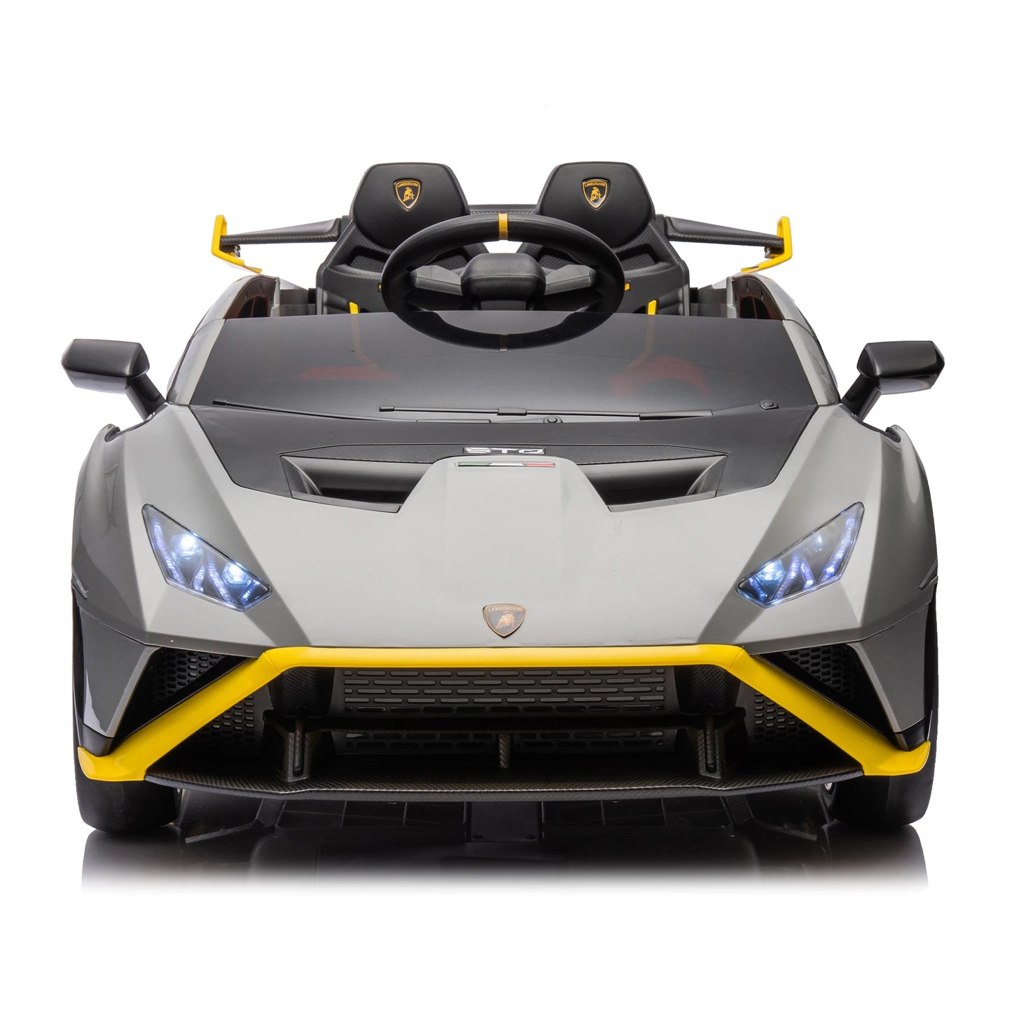 24V Kids Electric Ride-On Drift Car: Speeds 1.86-5.59 MPH, Ages 3-8, Foam Front Wheels, 360° Spin, LED Lights, Dynamic Music
