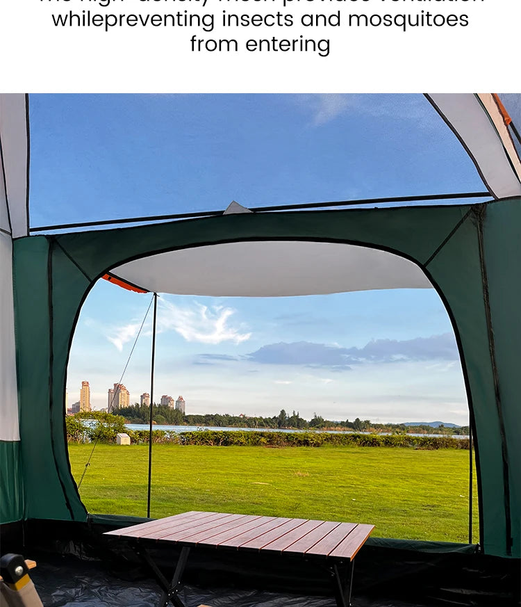Hiking Tent 3-12 Person Rainproof