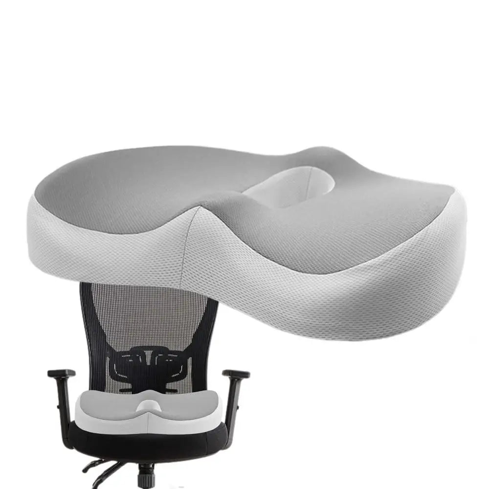 Seat Cushion Non-slip Desk Soft Pad Ergonomic Seat Cushion Chair Pillow Waist Support Seat Cushion for Long Sitting Workers Car