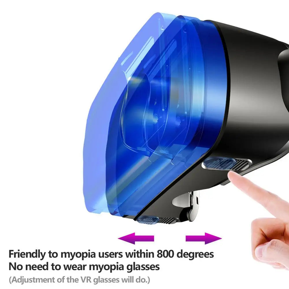 Original VRG PRO 3D VR Glasses Virtual Reality 3D Glasses Full Screen Visual Wide-Angle VR Glasses For Smartphone
