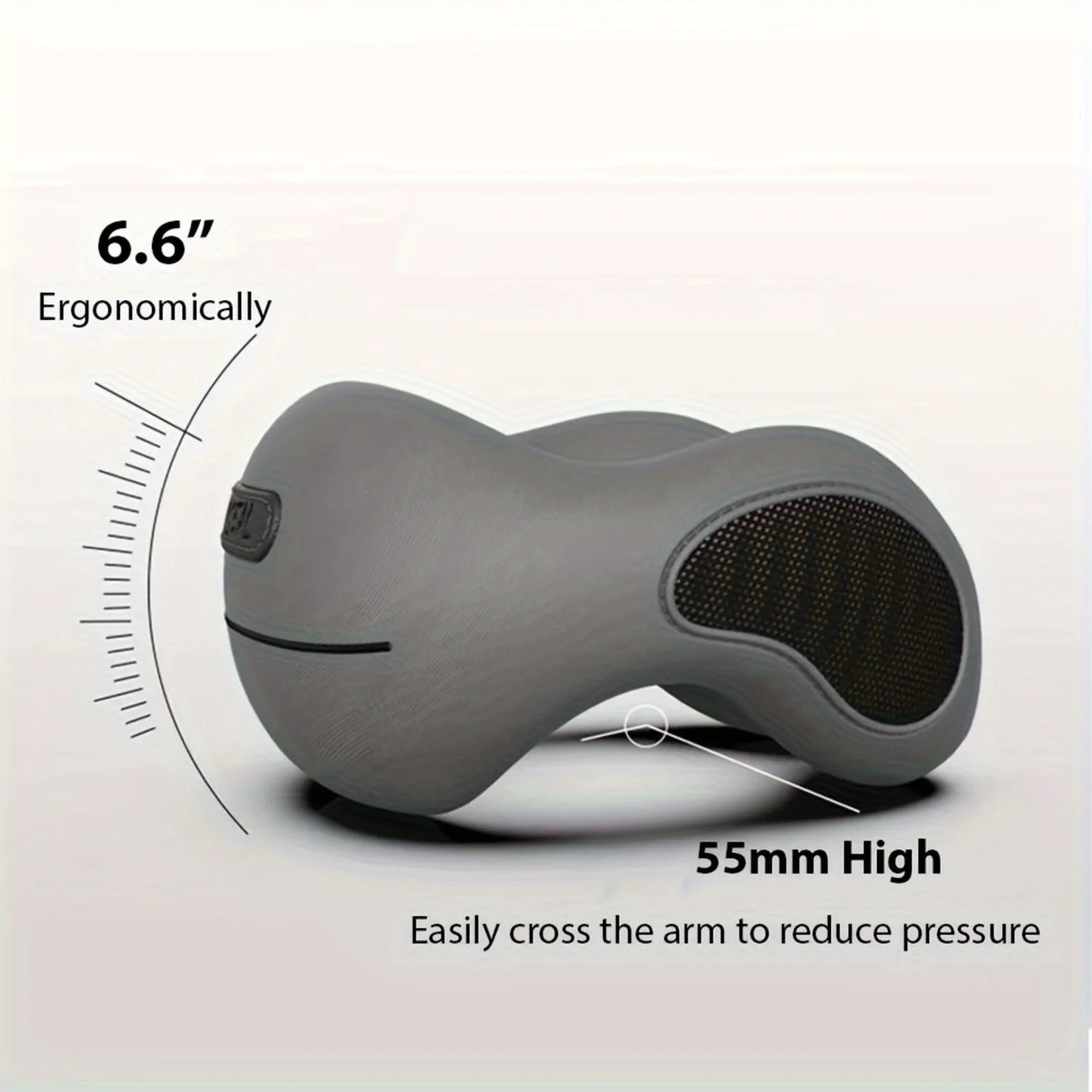 1pc Multifunction Memory Foam Neck Pillow for Cervical Health Massage, Soft Travel Pillow for Sleeping with Slow Rebound - Perfe