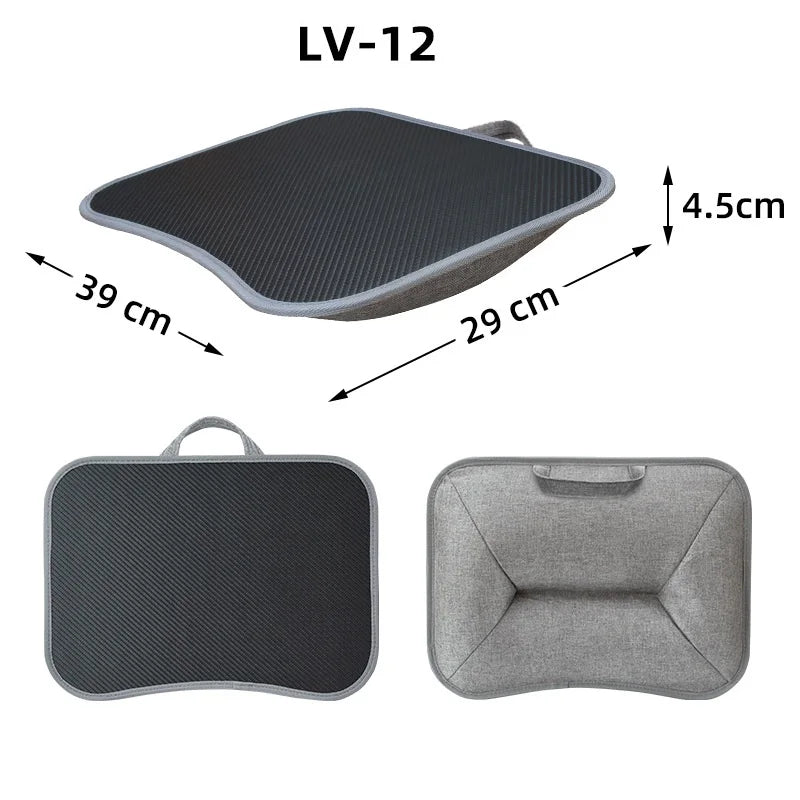 Computer Lab Desk Pillow for Laptop with Cushion Lap Desk with Pillow Cushion Writing Padded Tray with Handle for Office Work