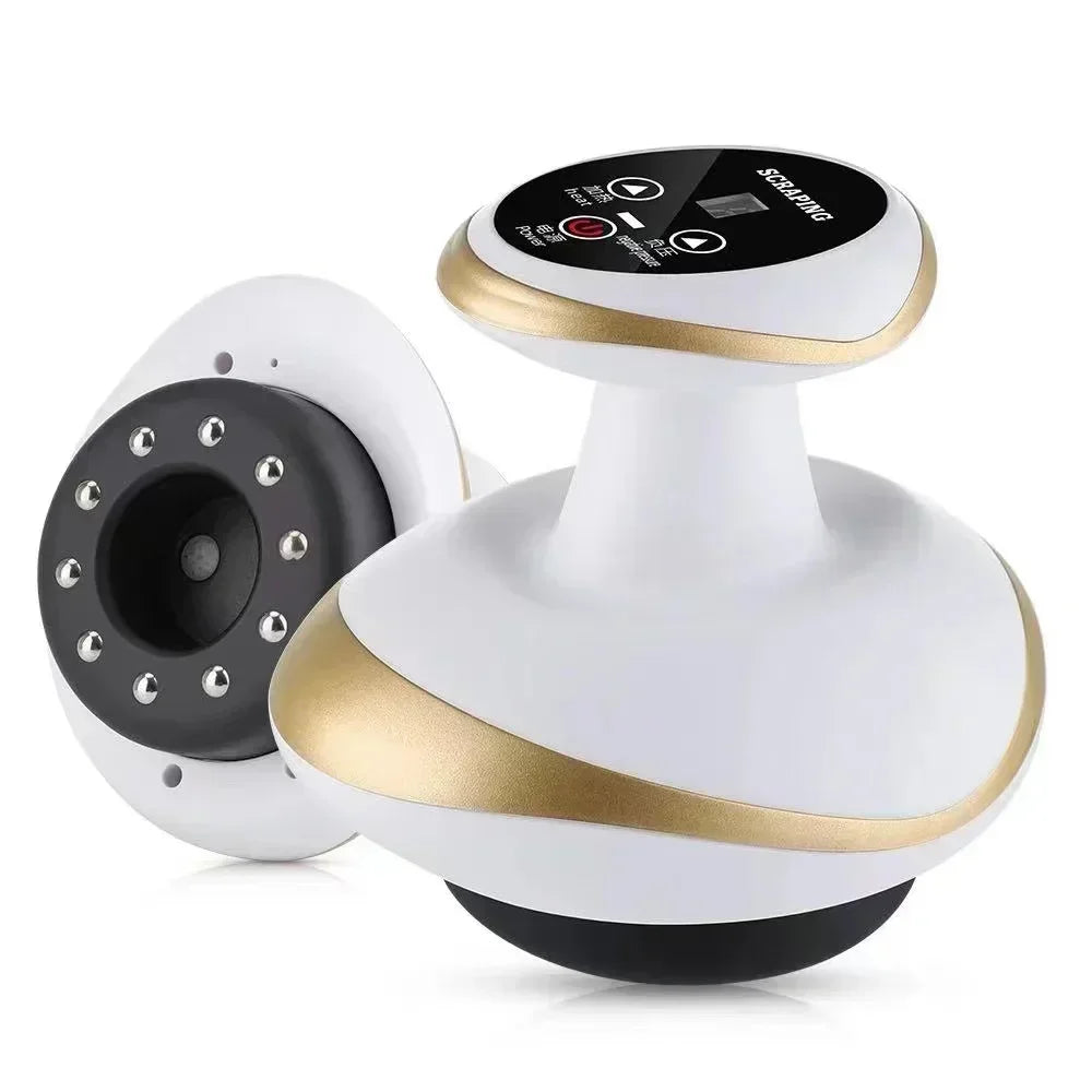 Electric Scrapin, Cupping, Suction, Heating, Fat Burner, Anti-cellulite Massager