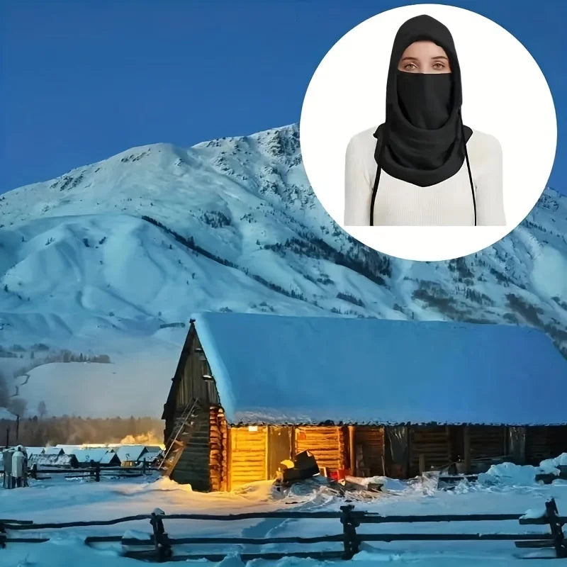 Unisex Winter Knit Hood - Windproof