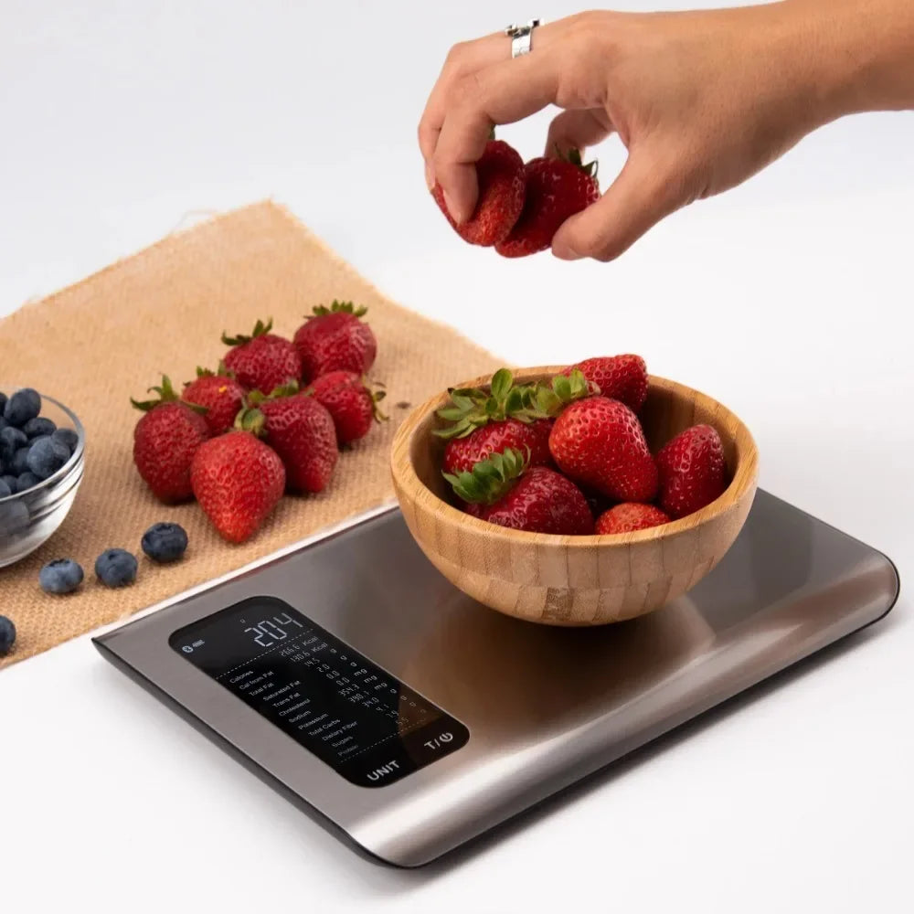 Smart Nutrition Scale Food Scale Digital Free Shipping, Measure in Ounces, Grams or Milliliters