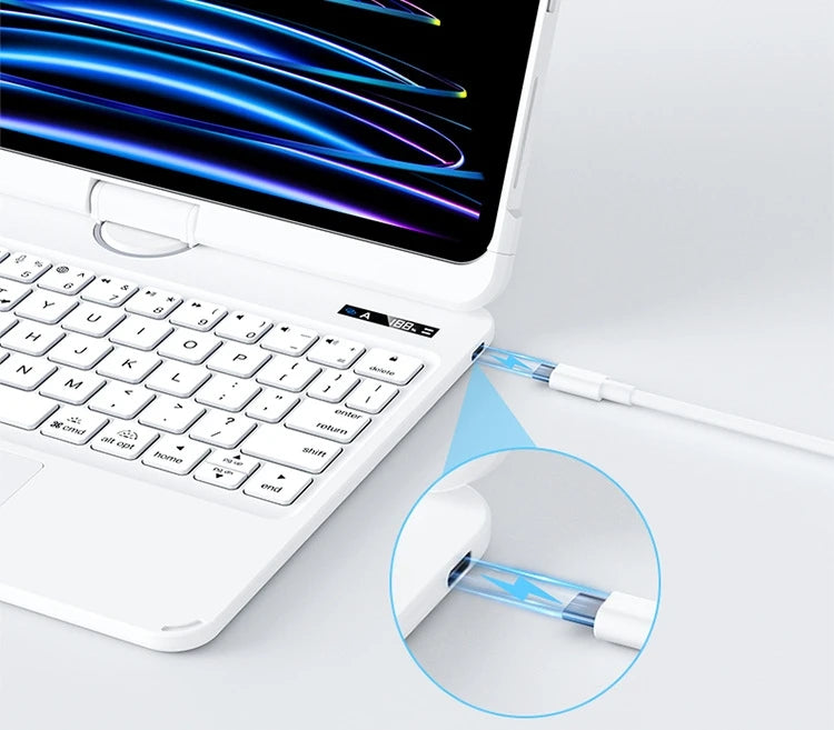 iFacemall Magic Keyboard for IPad Pro 11 12 9 12.9 Air 4 Air 5 for IPad 10th Generation Pro 12 9 6th 5th 4th 3rd Gen Cover Case