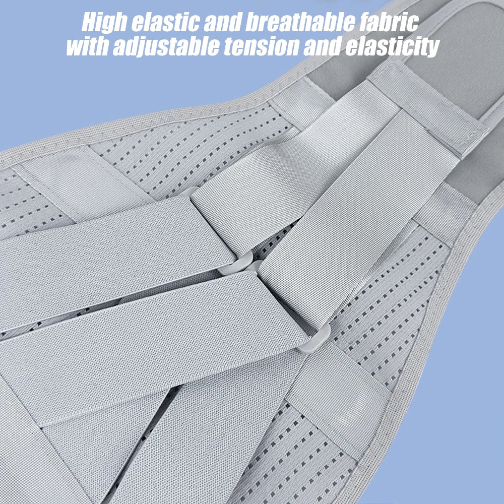 Back Pain Relief Belt - Adjustable, Double Pull, Breathable, Spine Decompression, Medical Orthopedic Pain Relief