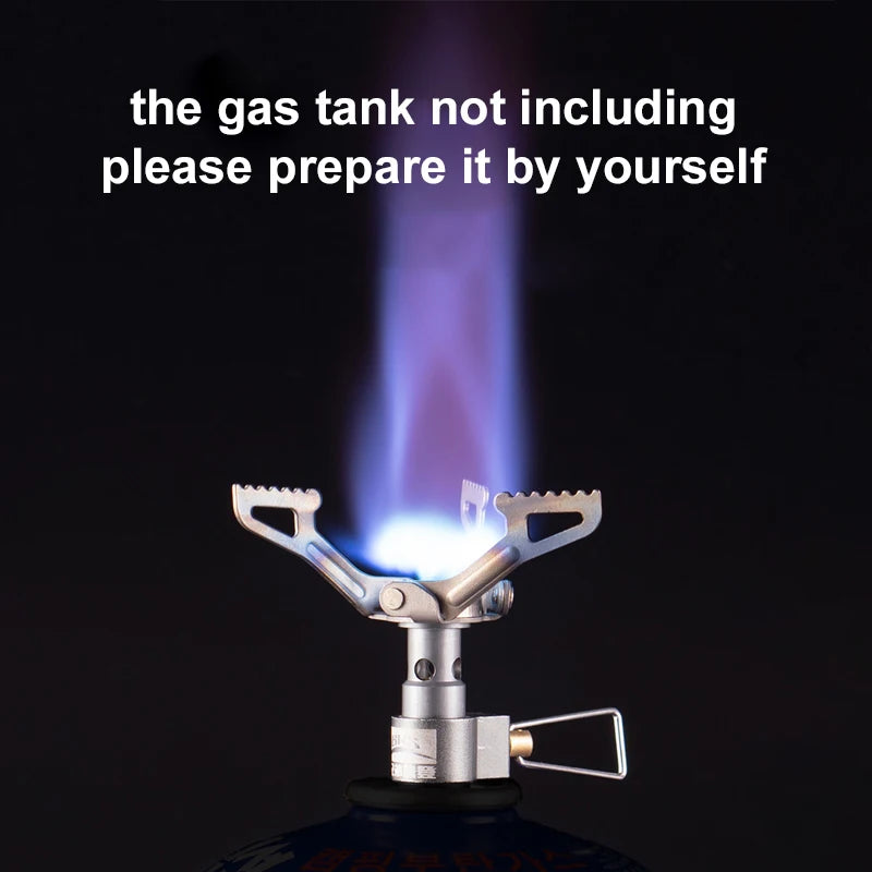 Mini Camping Gas Burner Titanium