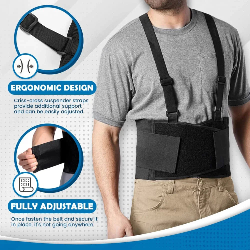 Heavy Duty Back & Waist Support Belt
