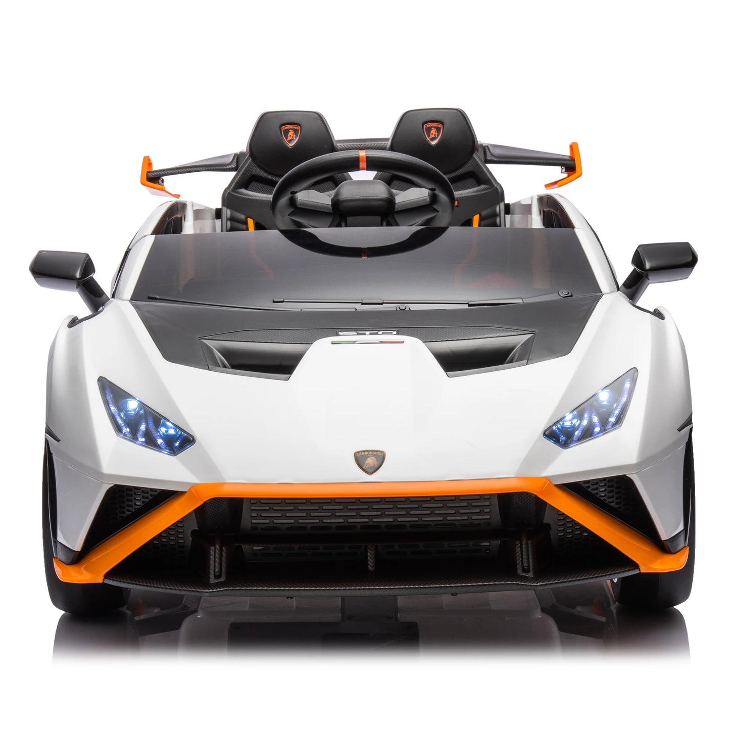 24V Kids Electric Ride-On Drift Car: Speeds 1.86-5.59 MPH, Ages 3-8, Foam Front Wheels, 360° Spin, LED Lights, Dynamic Music