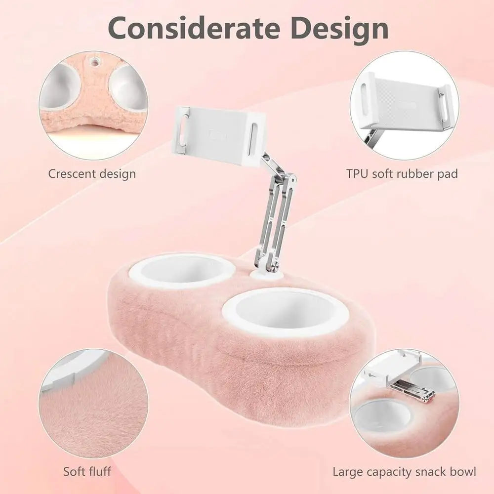 Tablet Pillow Stand Foldable Portable Flexible for Phones Media Holder Multiple Angle Adjustable for Reading Tablet Pillow Stand