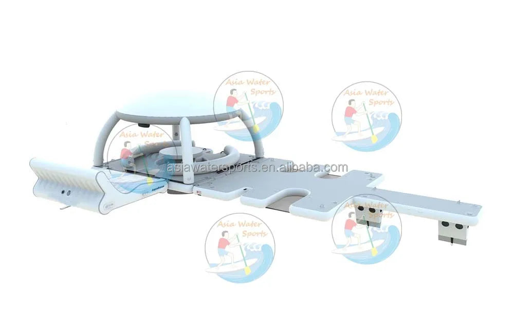 Custom Inflatable Floating Wave Loading Dock, Inflatable Jet Ski Dock Inflatable Water Platform