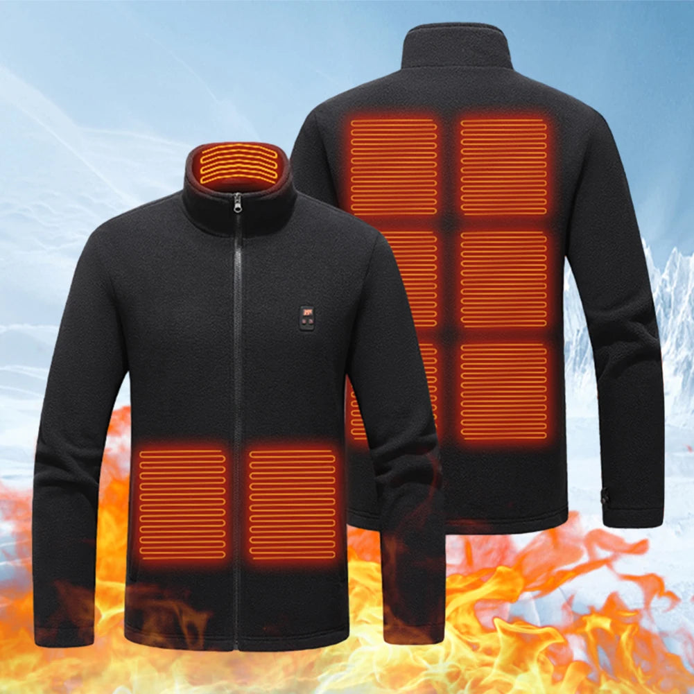 9 Areas Heated Vest Men Jacket Heated Winter Womens Electric Usb Heater Tactical Jacket Man Thermal Vest Body Warmer Coat