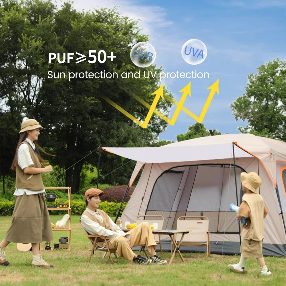 Hiking Tent 3-12 Person Rainproof