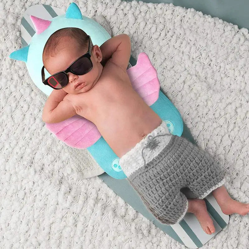 Newborn Headrest Security Pillows Backpack Toddler Baby Head Fall Protection Pad Cushion Cartoon Soft Security Pillows Backpack