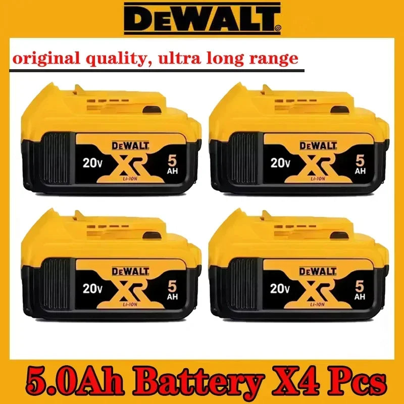 High Rate 100% Genuine Dewalt 20V Battery, 2AH 5AH 6AH Rechargeable Lithium Ion Battery, Dewalt DCB200 Power Tool Battery