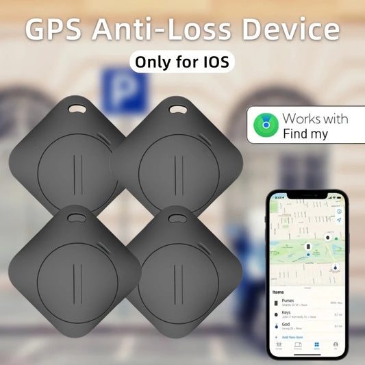 4PCS Smart iTag Global Locator GPS Tracker Works with iOS Find My APP Anti-lost Finder Locator for Keys Wallet Car Pet Luggage
