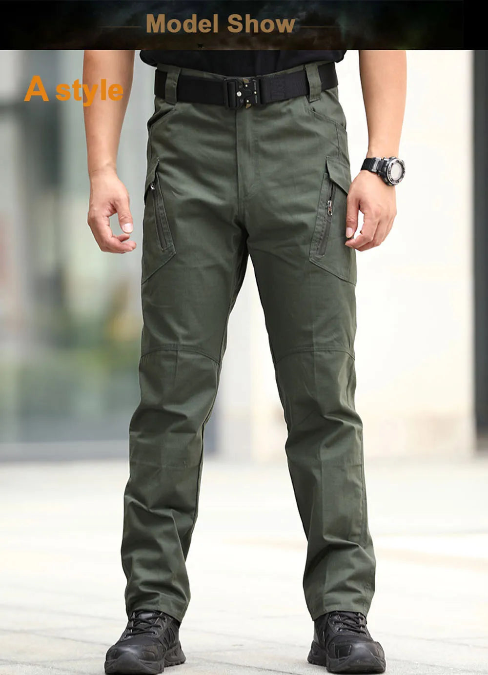Tactical Cargo Pants for Outdoor Hiking Military Multi Pocket