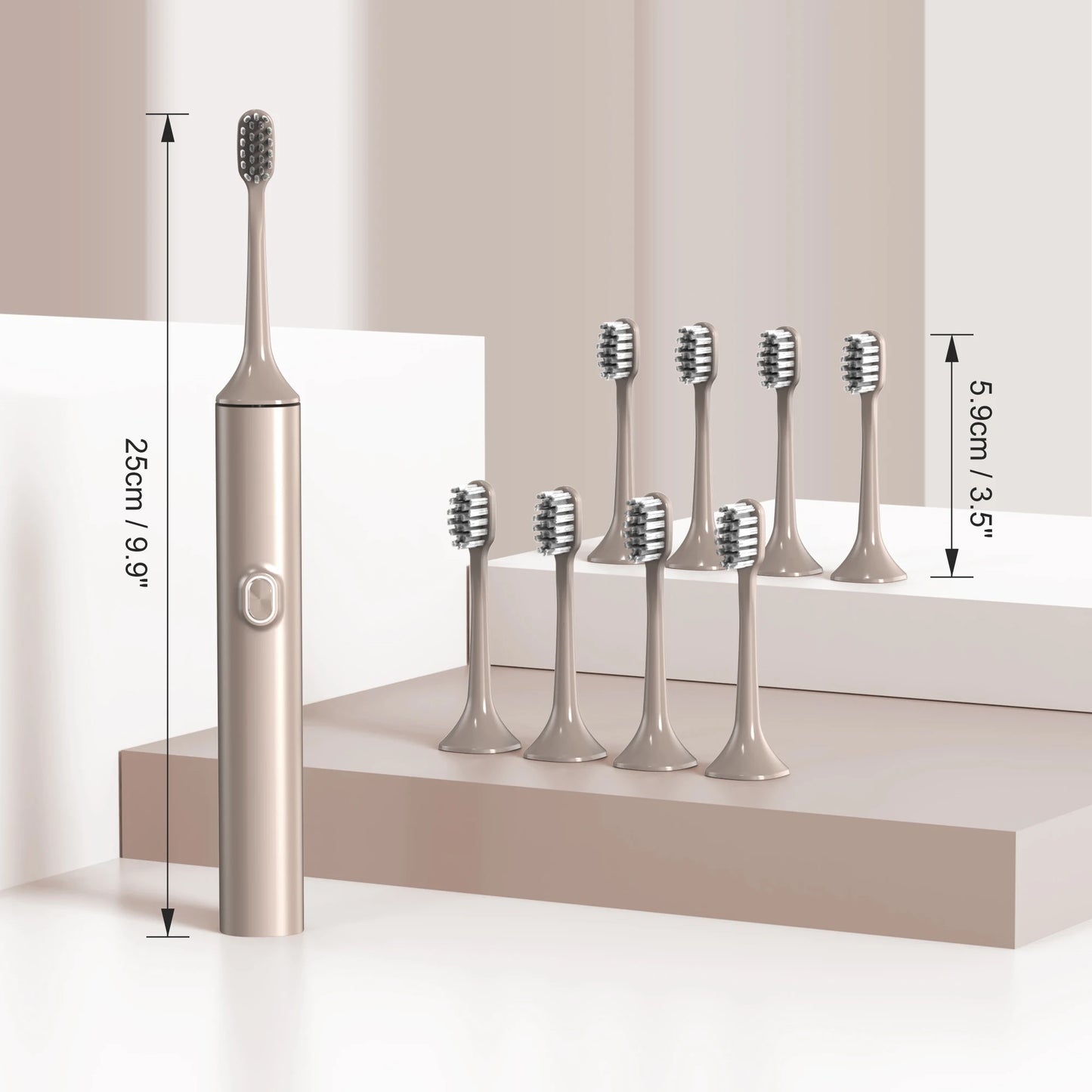 Sejoy Sonic Electric Toothbrush Set Teeth 4 Models Whitening Dental Cleaning IPX7 Waterproof Electronic Tooth Brush 8 Heads