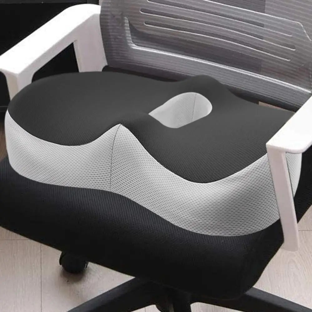 Seat Cushion Non-slip Desk Soft Pad Ergonomic Seat Cushion Chair Pillow Waist Support Seat Cushion for Long Sitting Workers Car